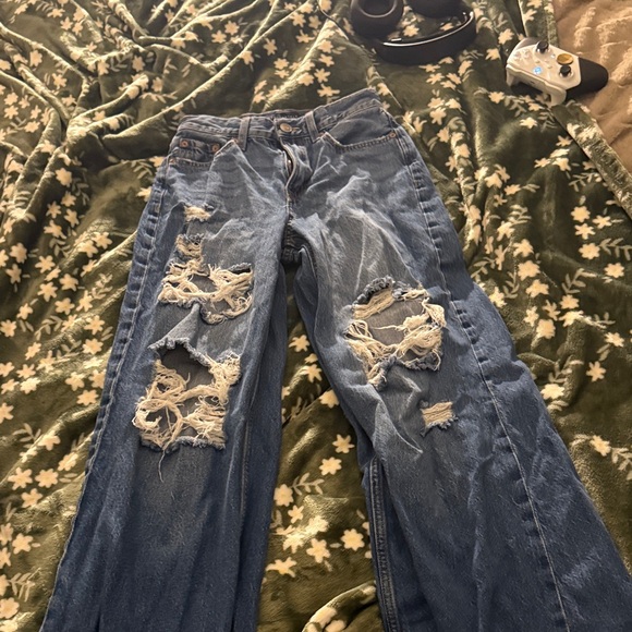 Aeropostale Denim - Aeropostale Blue Distressed Boyfriend Jeans
